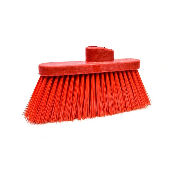 Broom Head, Red, 4 in L Bristles