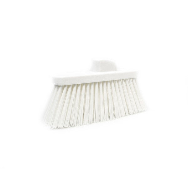 Broom Head, White, 4 in L Bristles