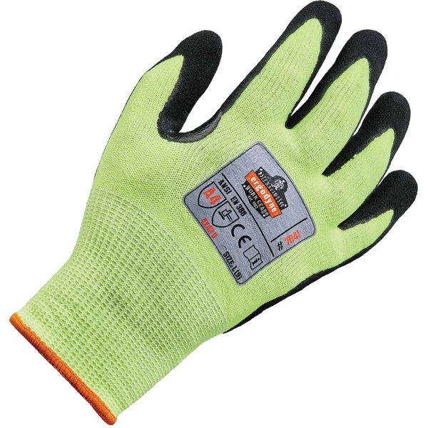 Coated Gloves, Nitrile, Dry/Oily/Wet, S, PR