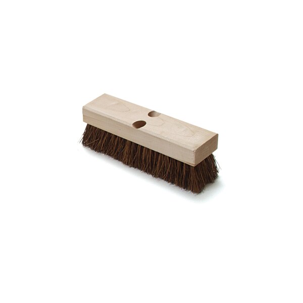 Deck Scrubber, Brown, 10 in L Overall