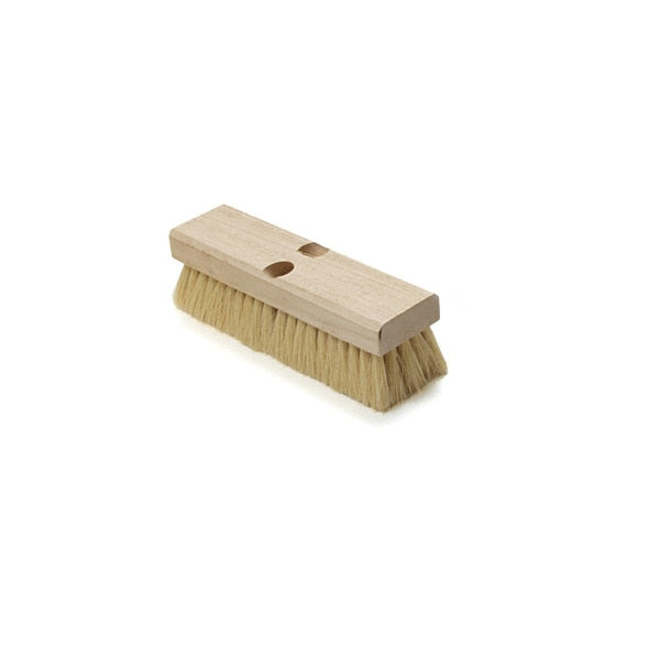 Deck Scrubber, White, 10 in L Overall