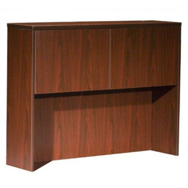 Hutch With 2 Doors, Mahogany 48