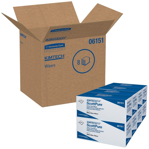 Prep Critic Task Wipe Dispos LowLint Wipe WHT 8/Cs