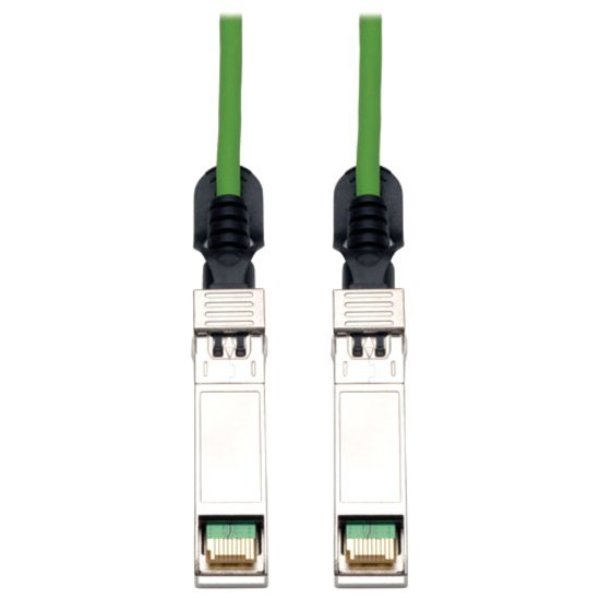 SFP+ Cable, 10Gbase, Copper, Green, 3m