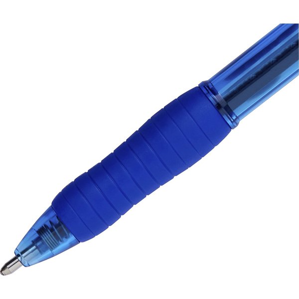 Retractable Ballpoint Pen, 1.4 mm, Blue PK12