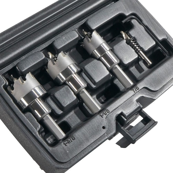 Hole Saw Kit, Carbide Hole Cutter, 4-Piece