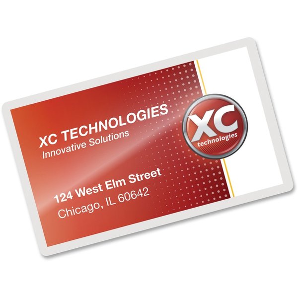 Laminating Pouch, Card, 5 mil, PK100
