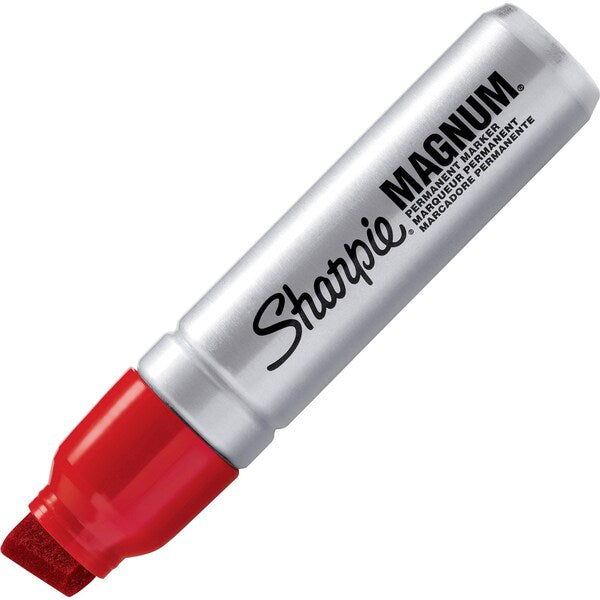 Permanent Marker, Oversized Chisel Tip Red PK12