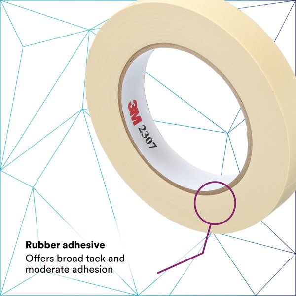 Masking Tape, Natural, 18mm x 55m, PK48