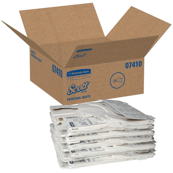 Toilet Seat Cover WHT Dispos 125 Cover/Pk 24 Pks/Cs