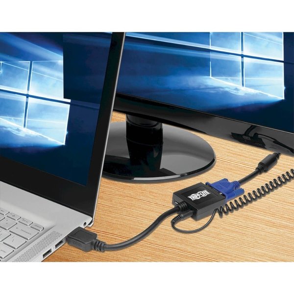 Display Adapter, HDMI, VGA, Audio, 1080p
