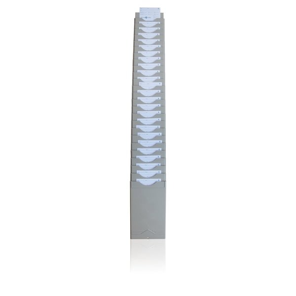 Expanding Time Card Rack, Gray