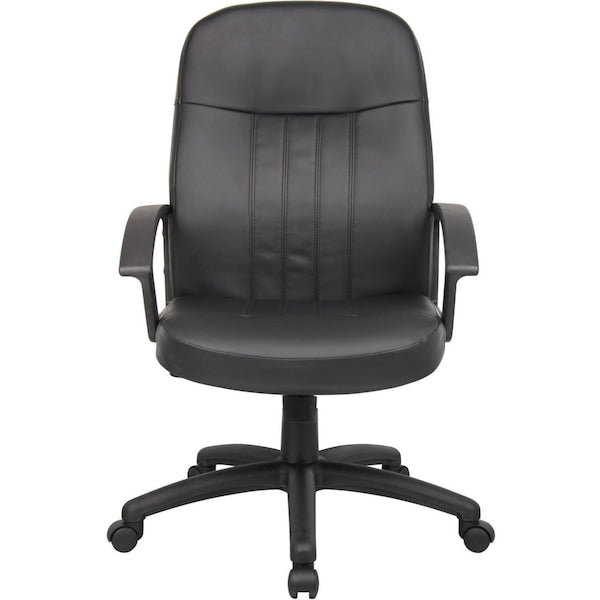 Leather Executive Chair, Loop, Black