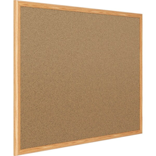 Cork Bulletin Board 3ft.x2ft., Oak Finish Frame