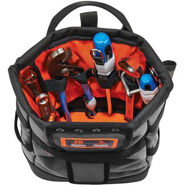 Orange Premium Topped Tool Pouch, Hinge