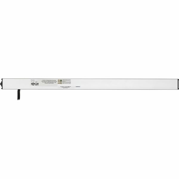 Outlet Strip, 15A, 8 Outlet, 15 ft, Gray