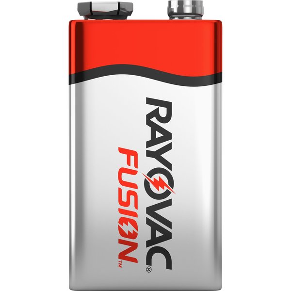 Fusion 9V Alkaline Battery, 2 PK