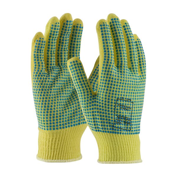 Cut Resistant Coated Gloves, A2 Cut Level, PVC, XL, 12PK