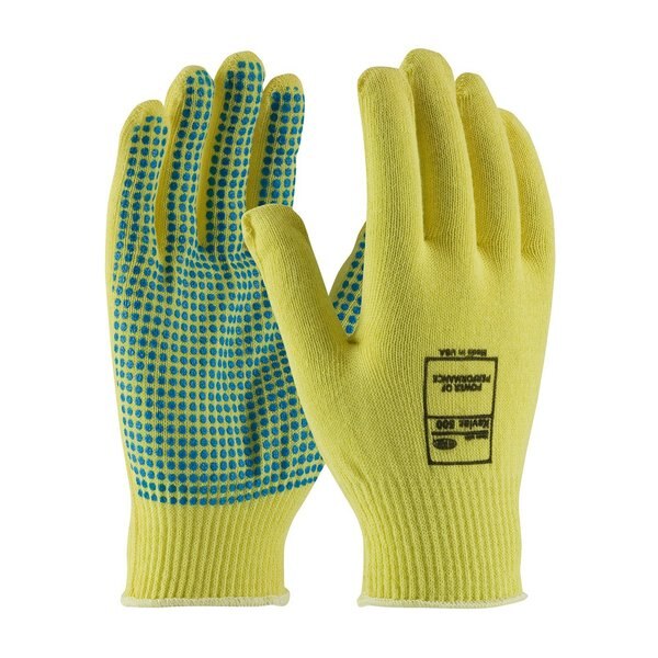 Cut Resistant Coated Gloves, A2 Cut Level, PVC, L, 12PK