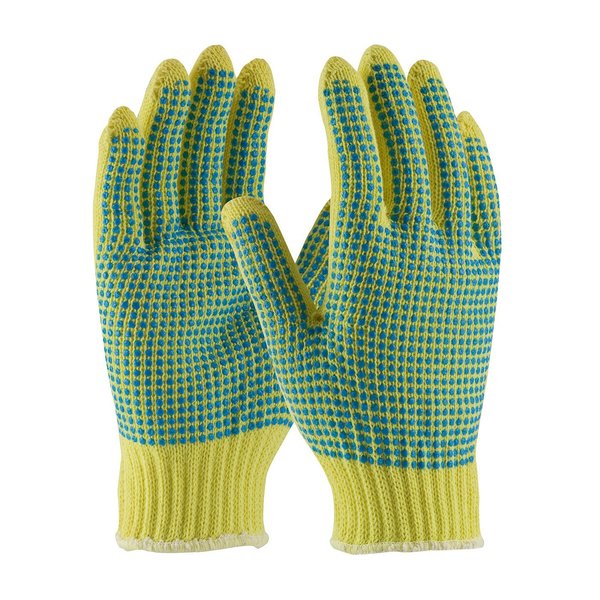Cut Resistant Coated Gloves, A3 Cut Level, PVC, XL, 12PK