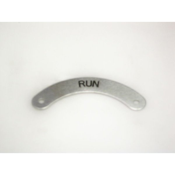 Standard Legend Plate, Run