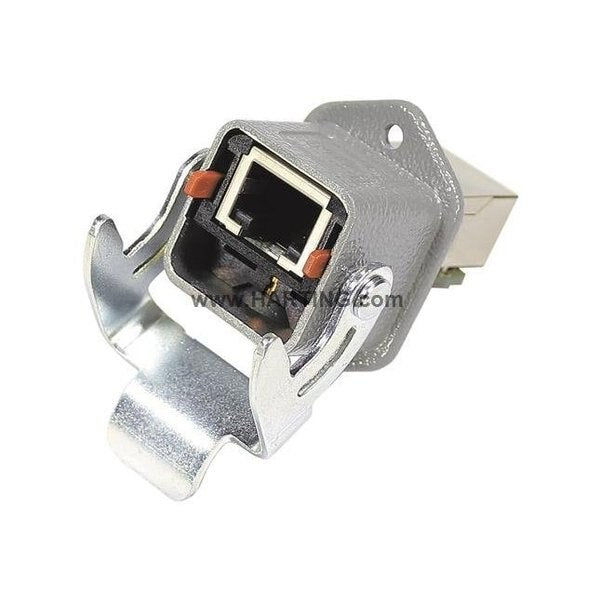 Han 3A RJ45 Panel Feed-Through, Poles 8