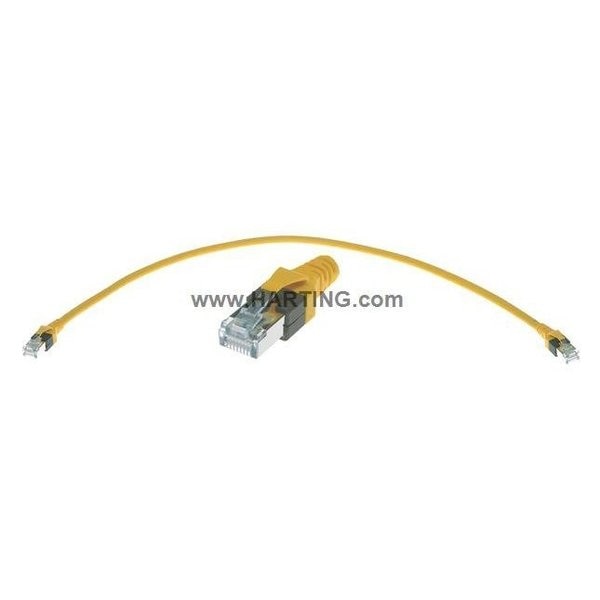 Cordset, 2m, Yellow, 26 AWG