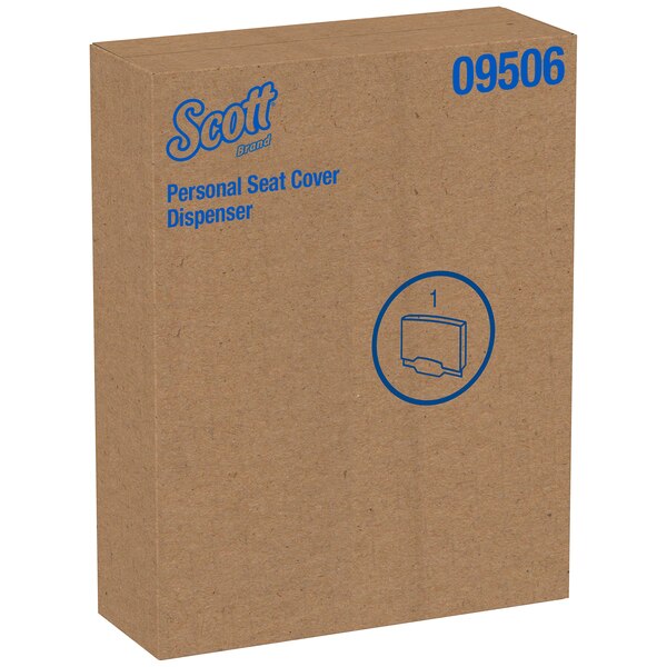 Personal Seat Cover Dispenser (09506), Black, 17.5