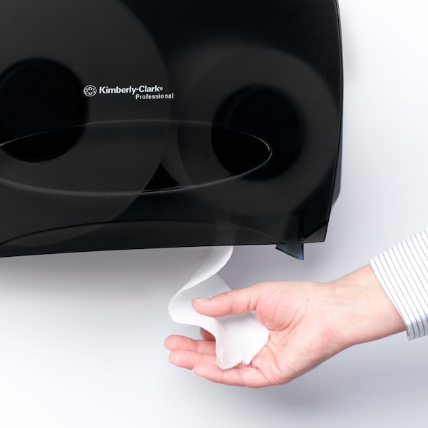 Essentialâ¢ Jumbo Roll Toilet Paper Dispenser (09507), Black, 16.0