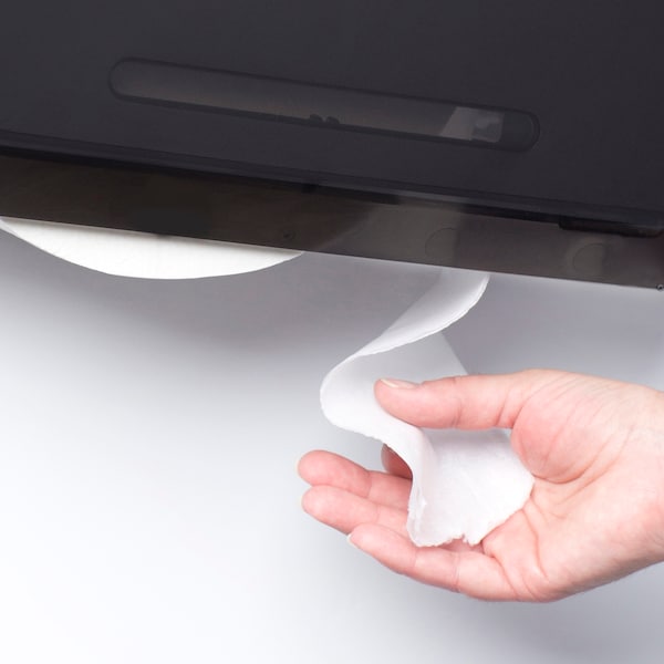 Essentialâ¢ Cored Jumbo Roll Toilet Paper Dispenser (09551), Black, 20.43