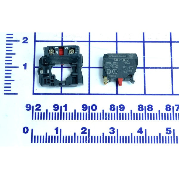Contact Blocks, 2 Nc Contact W/ Base