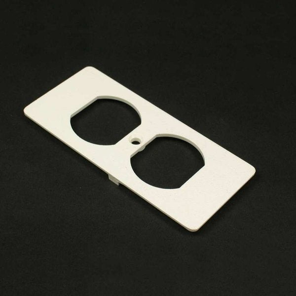 Duplex Receptacle Cover, Ivory