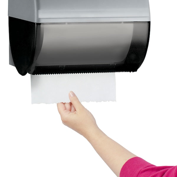 Paper Towel Dispenser, Pull, Smoke