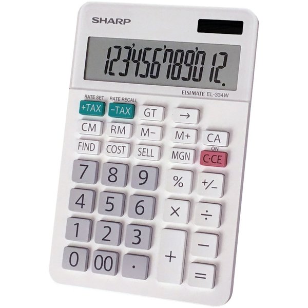 Desktop Calculator, LCD, 12 Display Digits