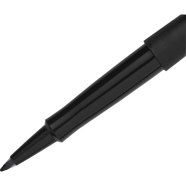 Porous Point Felt Tip Pen, Medium Black PK12
