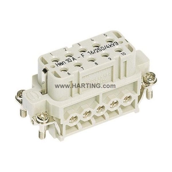 Rectangular Connector Insert, 16 A