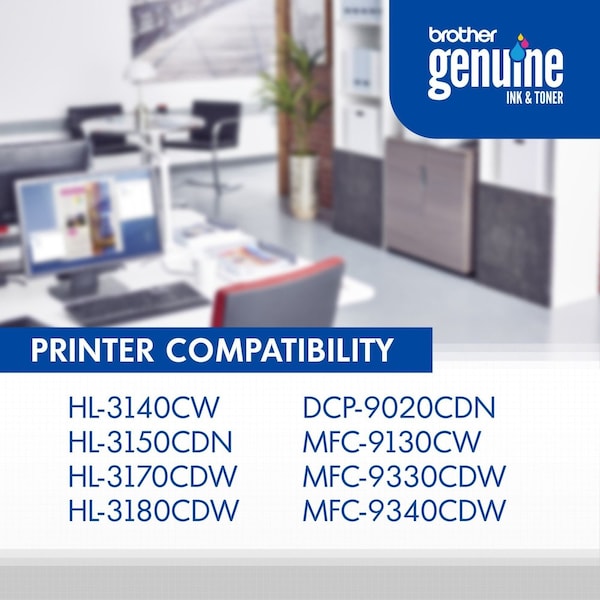 Toner For TN225C Cyan, 2.2K Pages