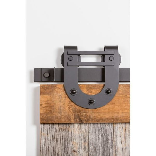 Flat Black Barn Door Hardware 0119-0008 00