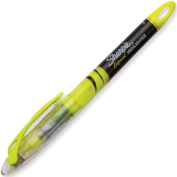 Liquid Highlighter, Chisel Tip Yellow PK12