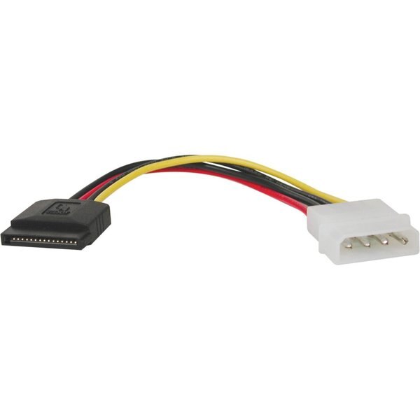 Serial ATA Cable, 4 Pin Molex, 15Pin, 20ft