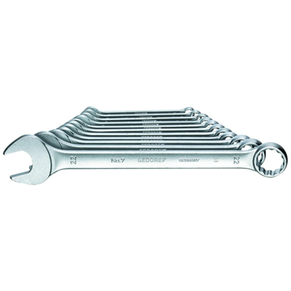 Combination Wrench Set, 11 pcs., 8-22mm, SAE or Metric: Metric