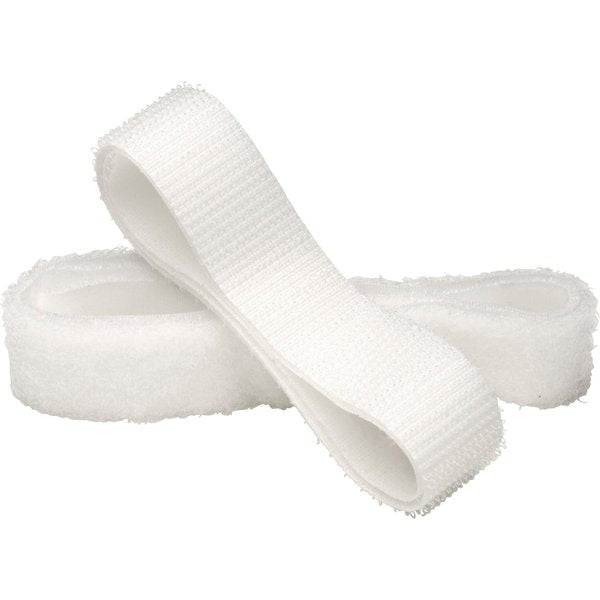 Reclosable Fastener, Acrylic Adhesive, 75 ft, 3/4 in Wd, White