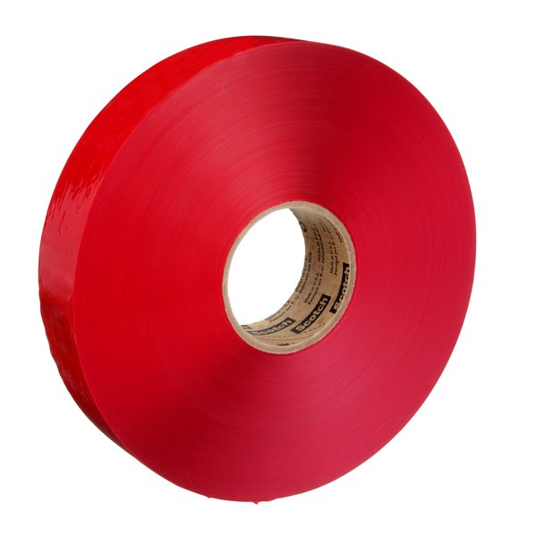 Box Sealing Tape 371, Red, 48 mm, PK6