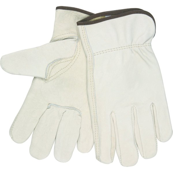 Leather Drivers Gloves, XL, Cream, PR