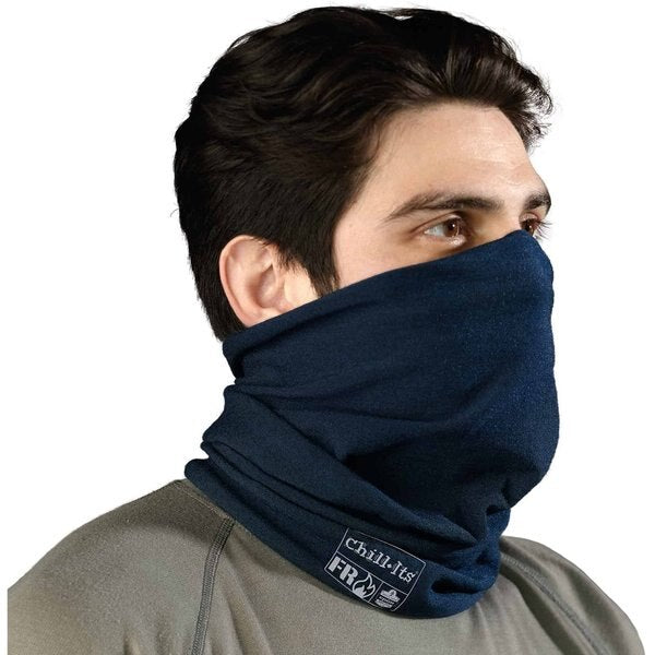 Flame Resistant Neck Gaiter, Navy, Nomex IIIA