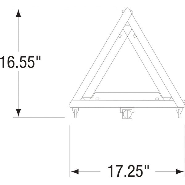Emerg. Warning Triangles, 3 pcs., Red Box