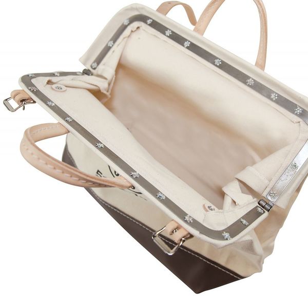 Wide-Mouth Tool Bag, Heavy-Duty #8 Natural Canvas, 1 Pockets