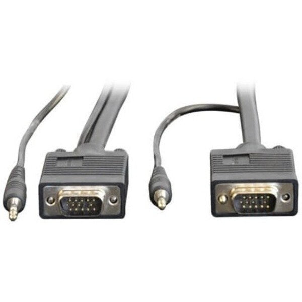 Coax Cable, Audio, VGA, HD15, 3.5mm, RGB, 10ft