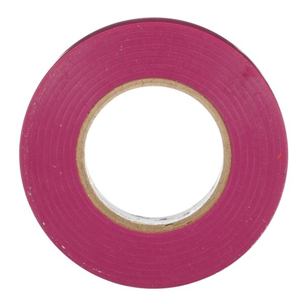 Elec Tape, 60 ft Lx3/4 in W, 6 mil, Purple