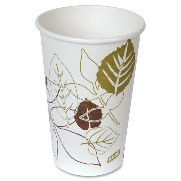 Disposable Hot cup 16 oz. White, Paper, Pk1000